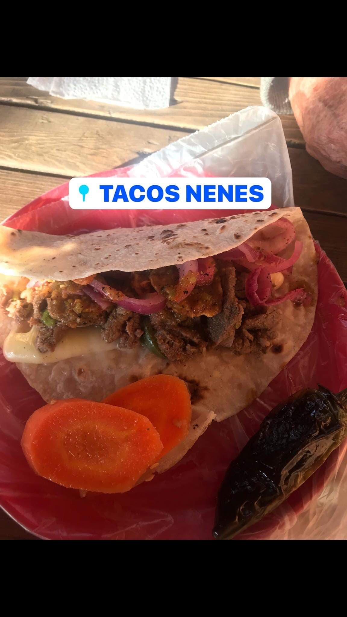 Quesadilla con Bistec Ranchero