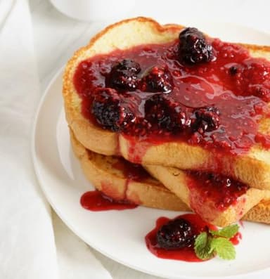 Pan Frances con Mermelada