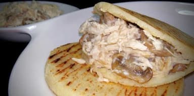 Arepa de champiñon