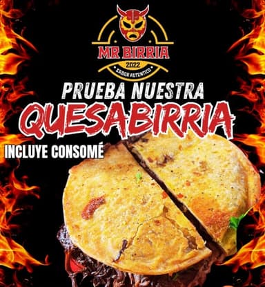 Quesabirria + Consomé de 200 Ml