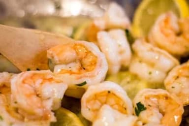 Camarones a la Mantequilla Limón