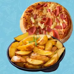 Pizza Mini y Papas Gajo