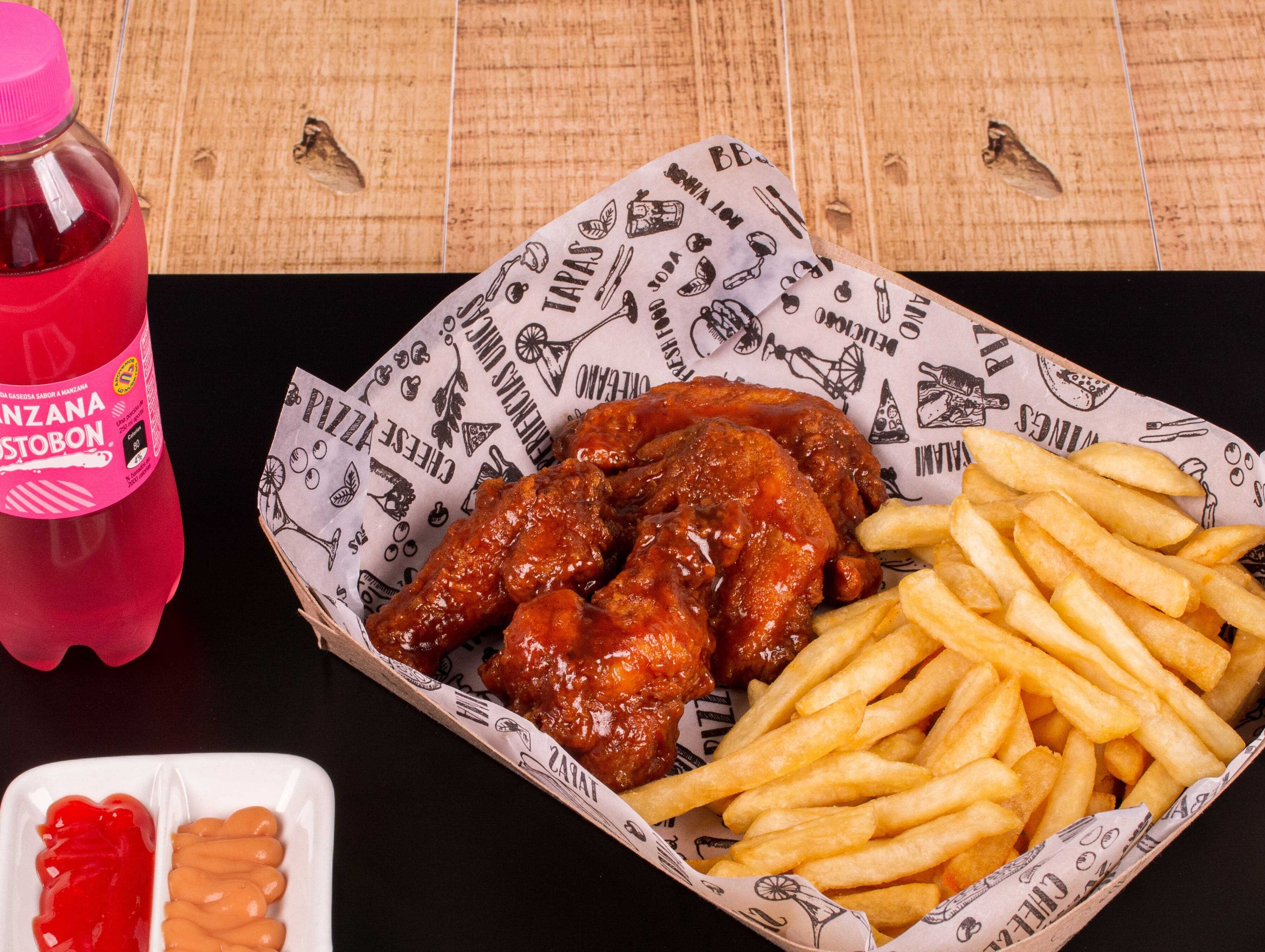 Combo 5 Alitas BBQ + Gaseosa