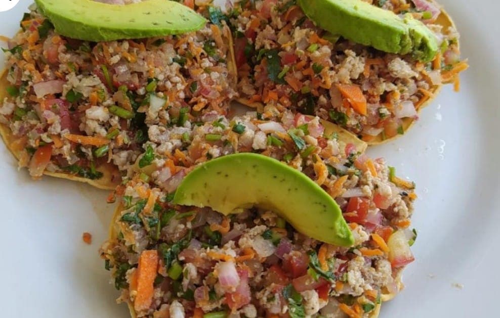 3 Tostadas de Ceviche de Pescado