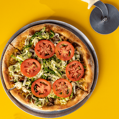 Cheeseburger Pizza