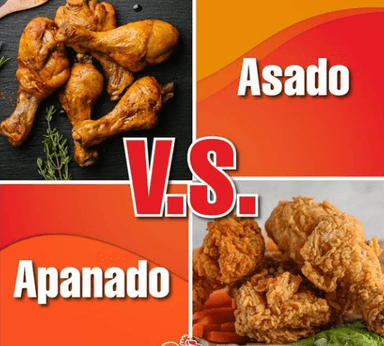 1 Pollo Mitad y Mitad + Papas Francesas + Bebida