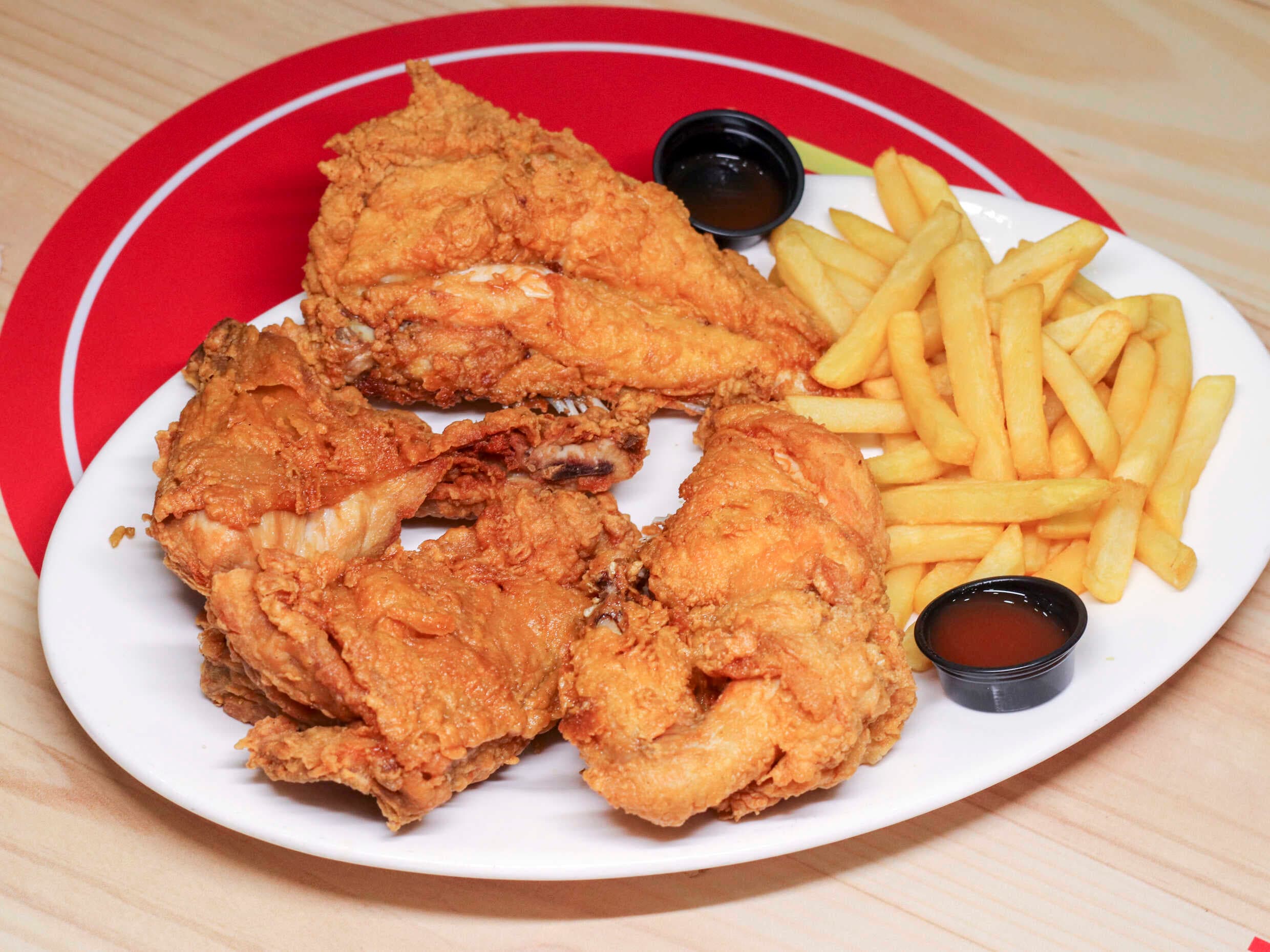 Pollo Medio a la Broaster