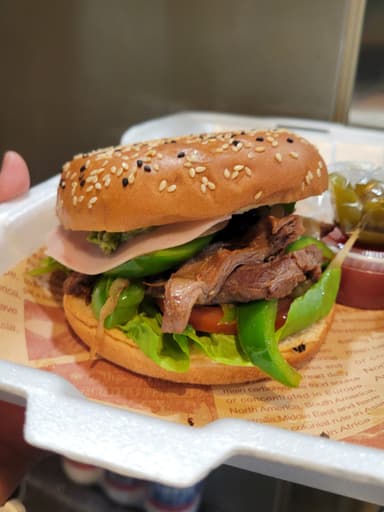Hamburguesa de Arrachera