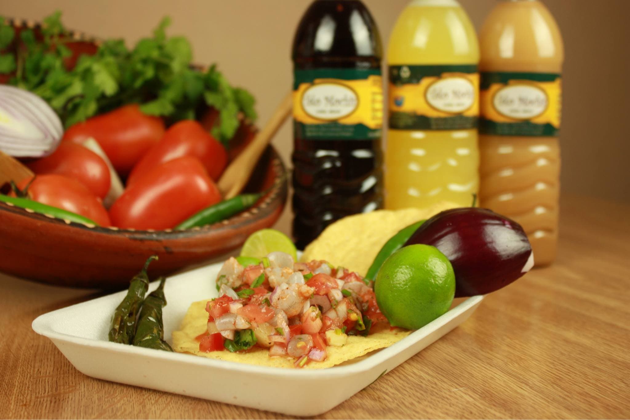 Tostada de Ceviche
