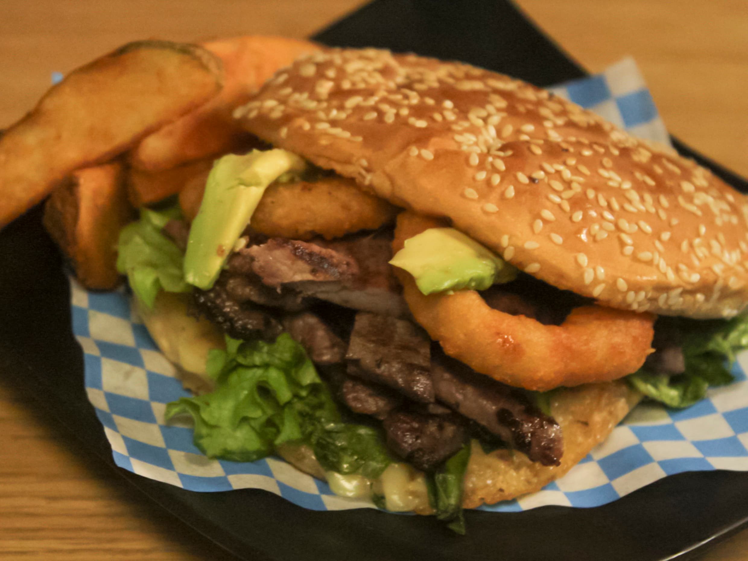 Hamburguesa de Arrachera