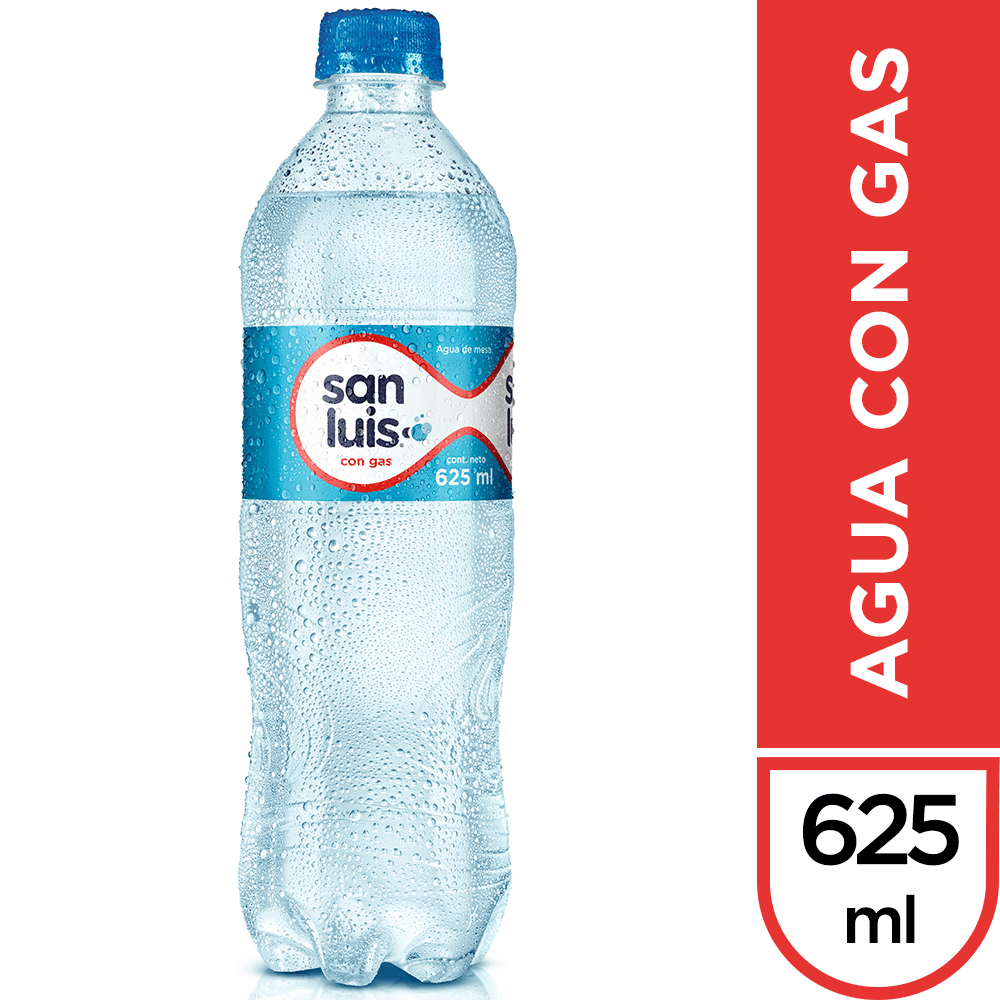 Agua San Luis con Gas 625 ml