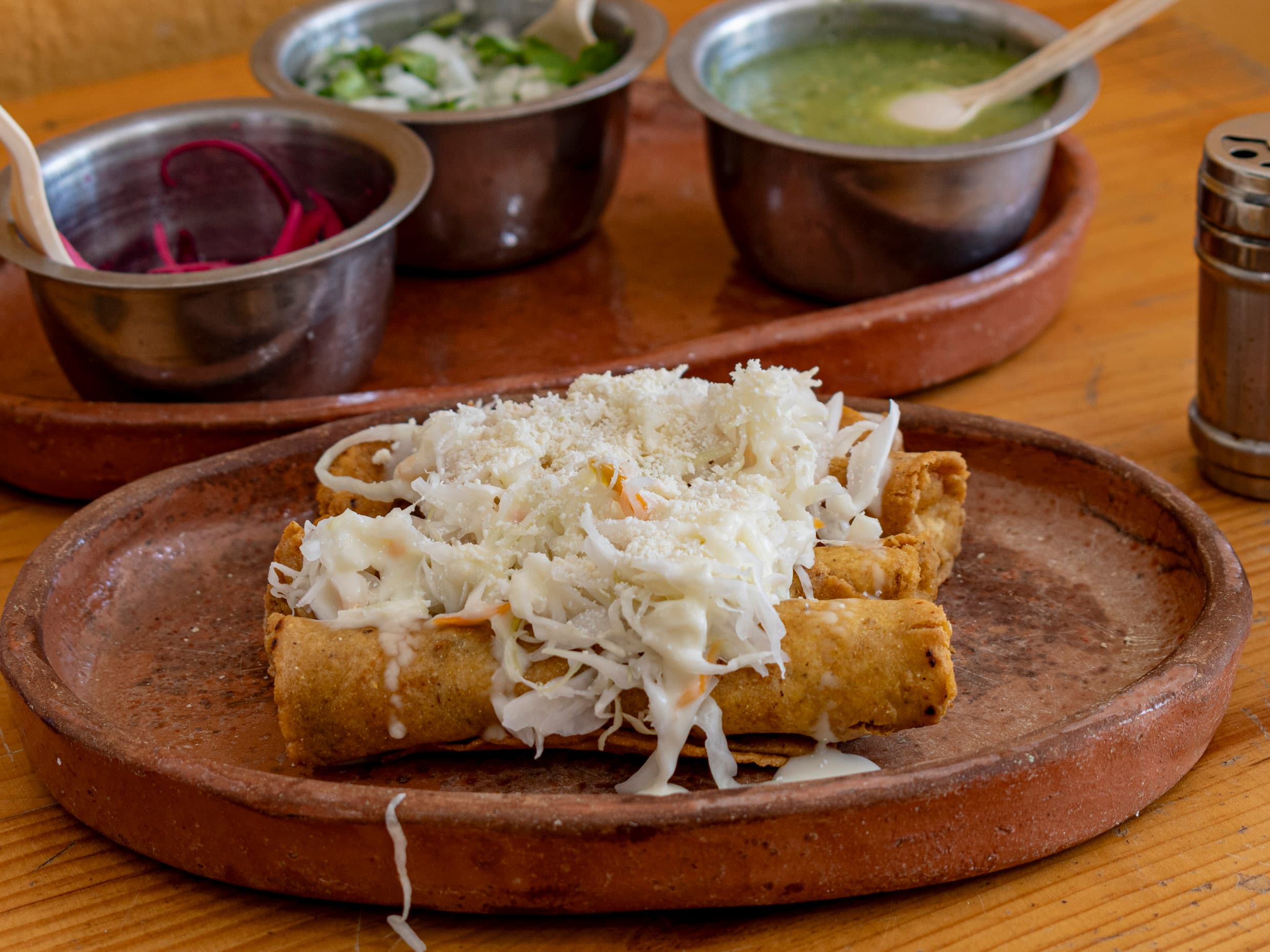 Taco Dorado de Chorizo