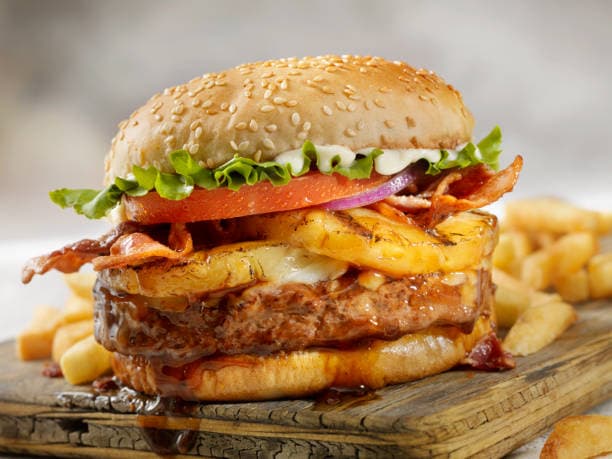 Hamburguesa Hawaiana