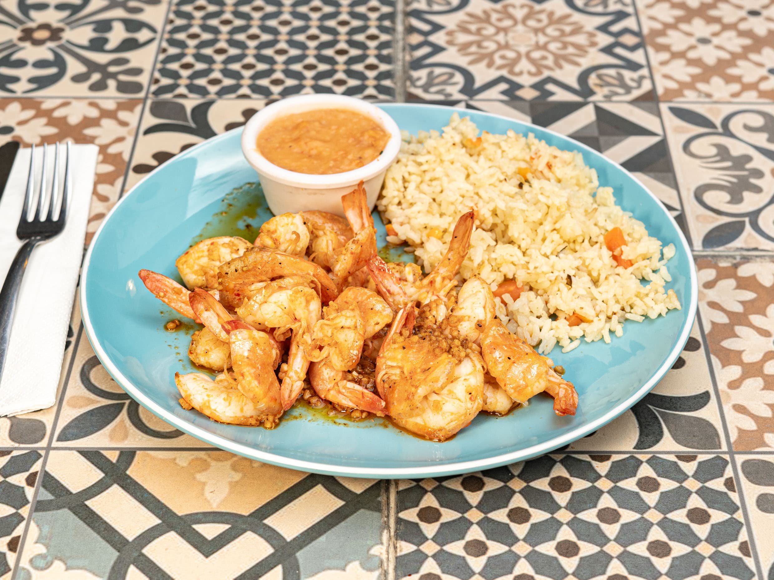 Camarones ajillo