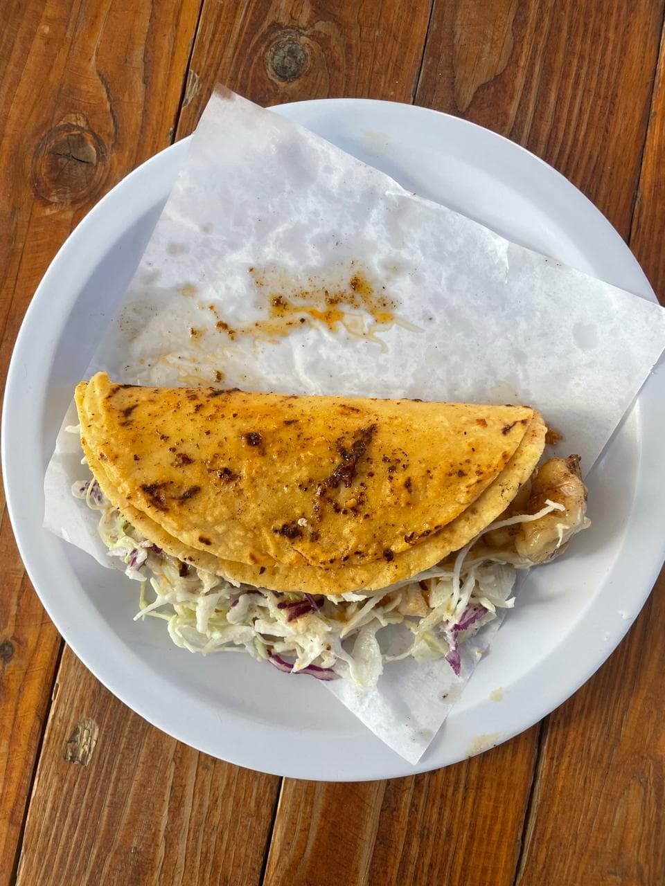 Tacos de Camaron Enchilado Maiz