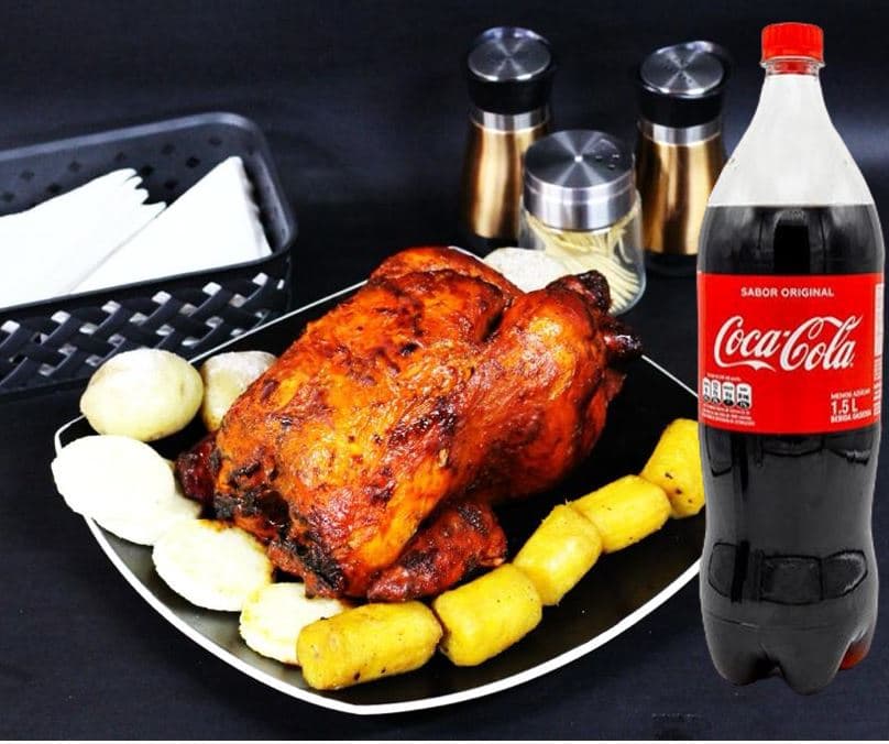Combo Familiar Pollo y Medio + Bebida