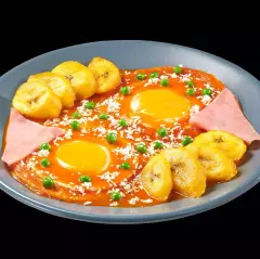 Huevos motuleños (2 pzas)