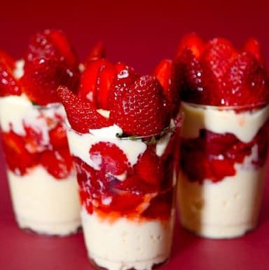 Fresas con Chantilly