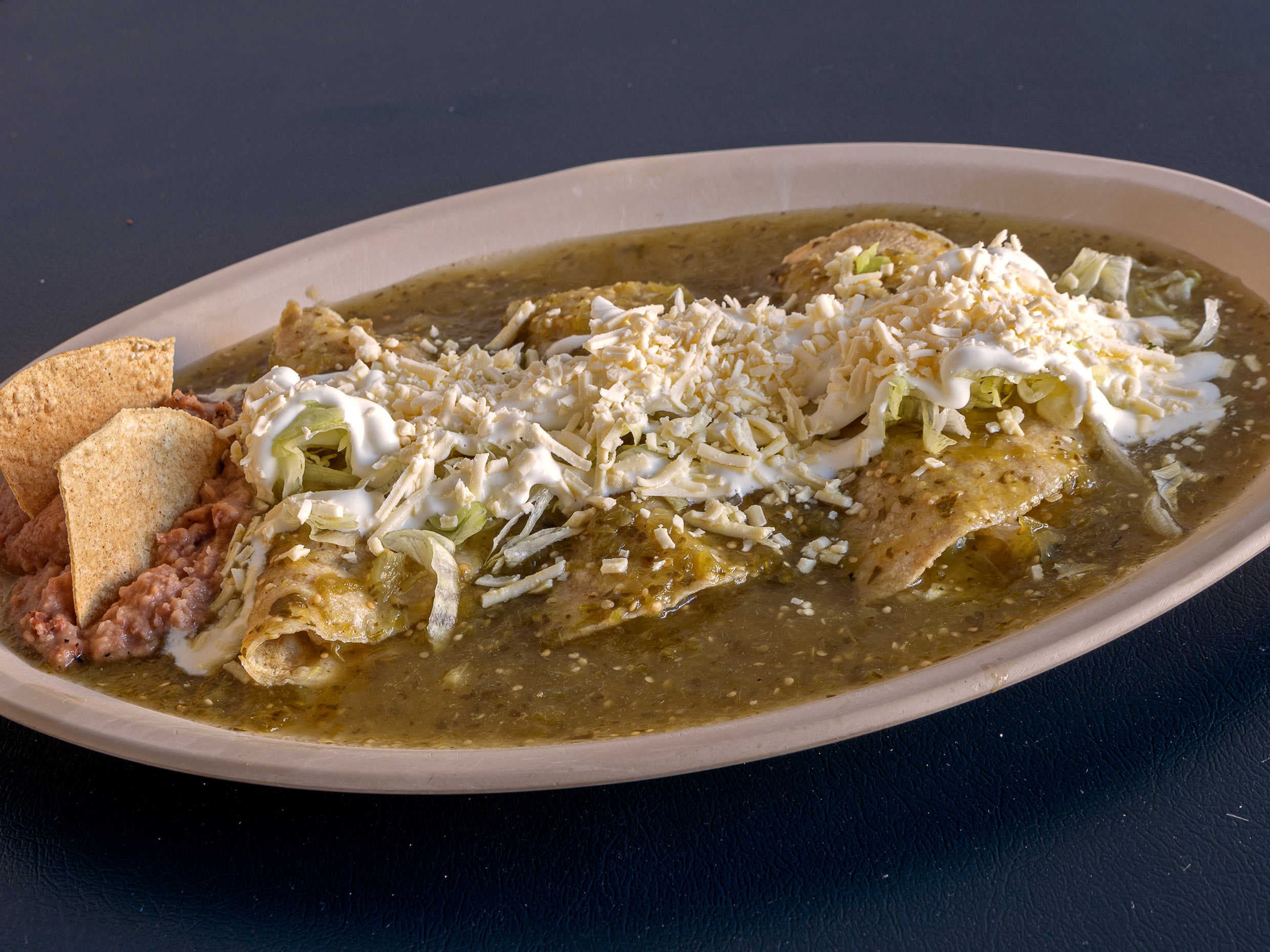 ENCHILADAS VERDES