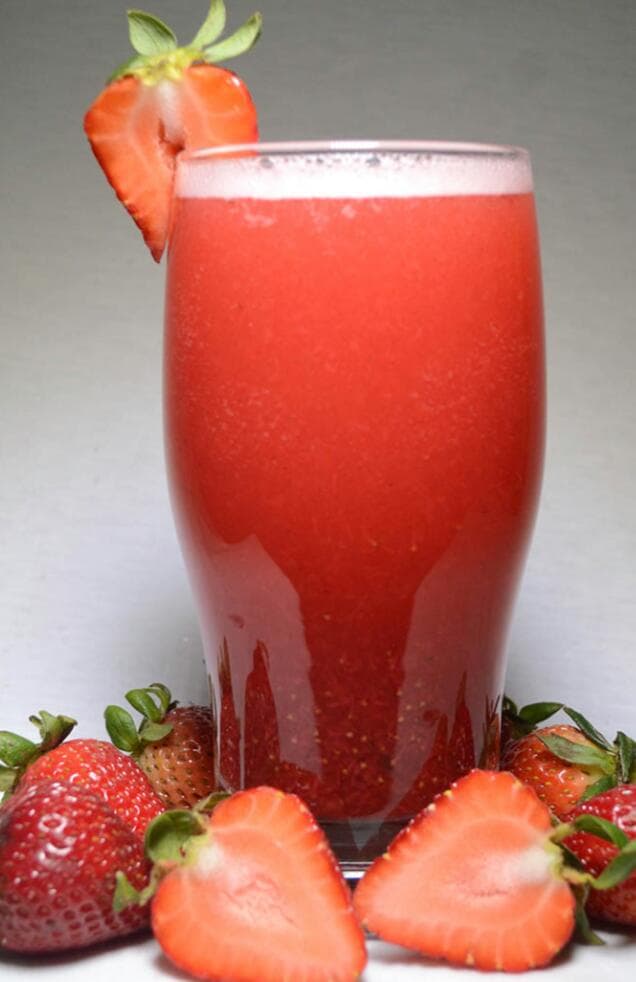 Jugo Natural de Fresas