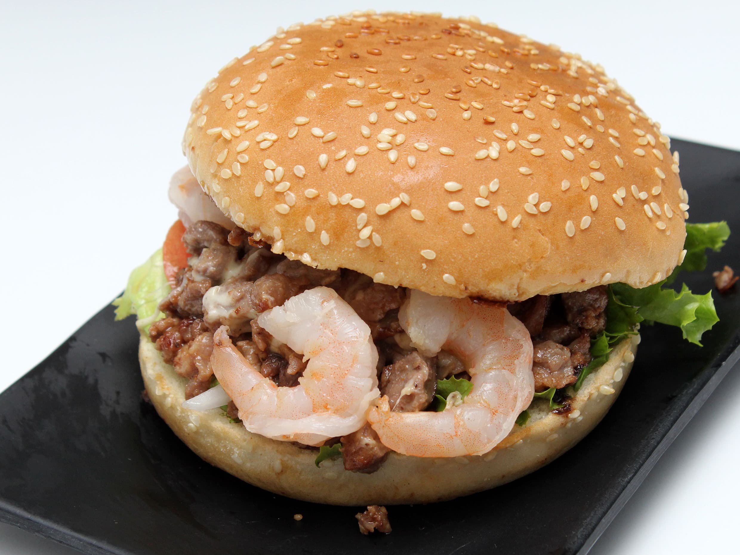 Hamburguesa Mar y Tierra