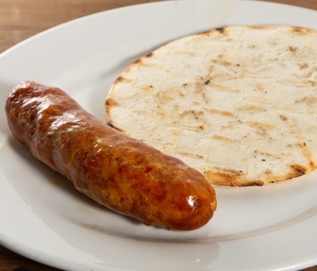 Arepa con Chorizo