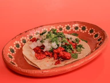 Taco de chorizo