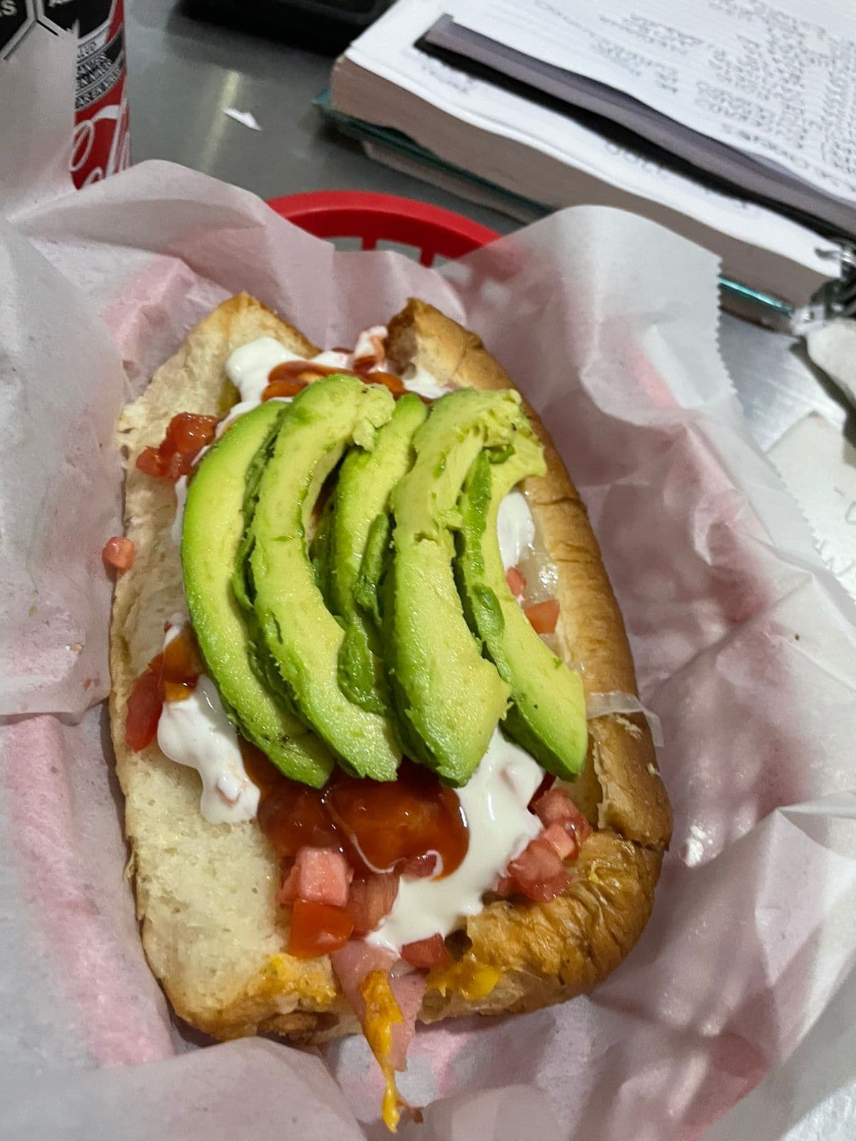 Hotdog Choyero + Coca Cola 600ml