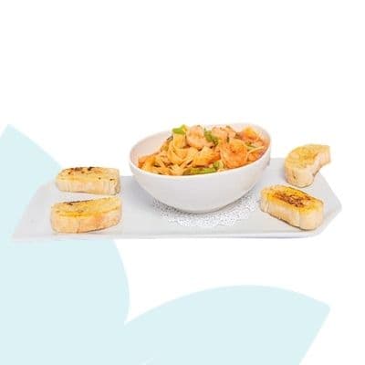 Pastas con Camarones