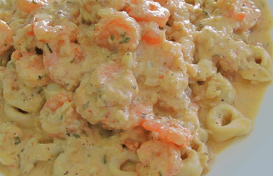 Camarones Tres Quesos