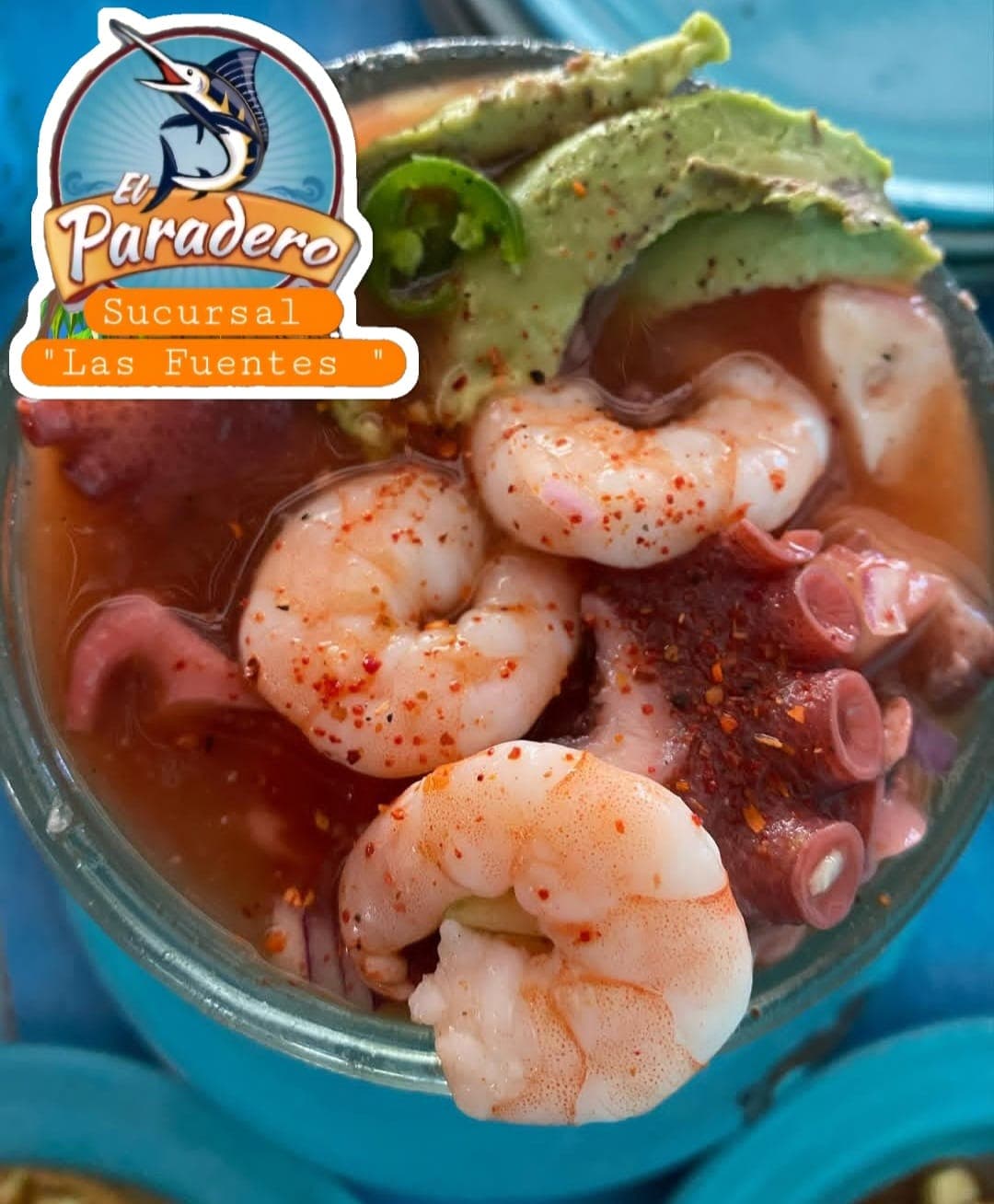 Camarón/pulpo/Ceviche