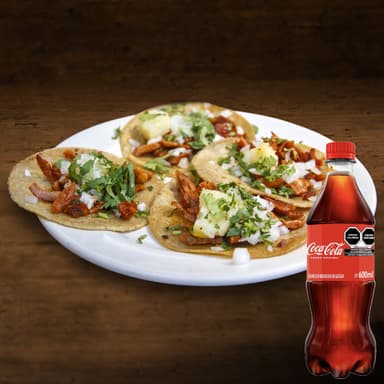 ComboCocaCola+Platillo AKA TOY+Coca Cola Reg 600ml