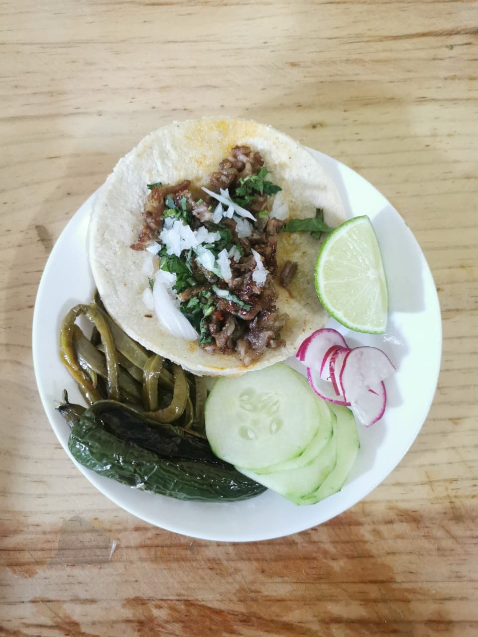 Taco de tasajo