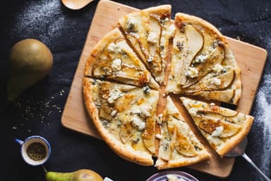 Pizza Gorgonzola y Pera