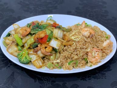 Combinado con Langostinos