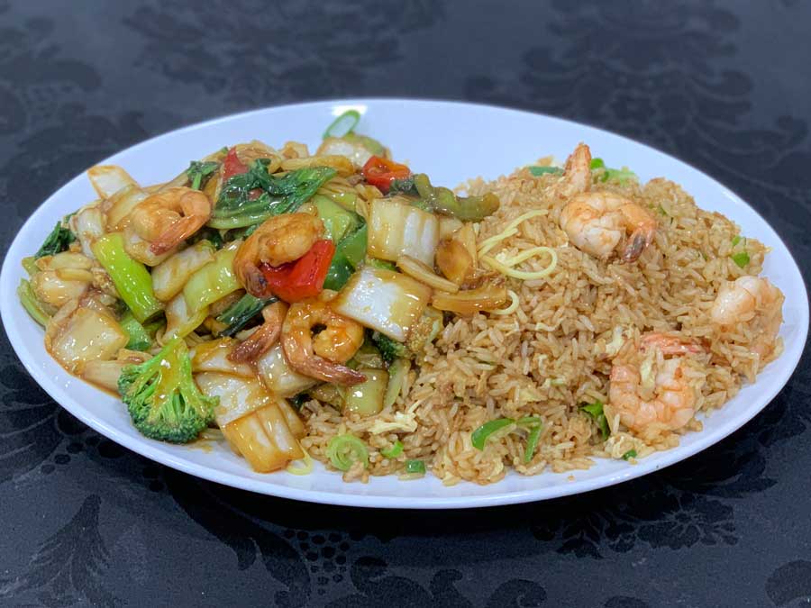 Combinado con Langostinos