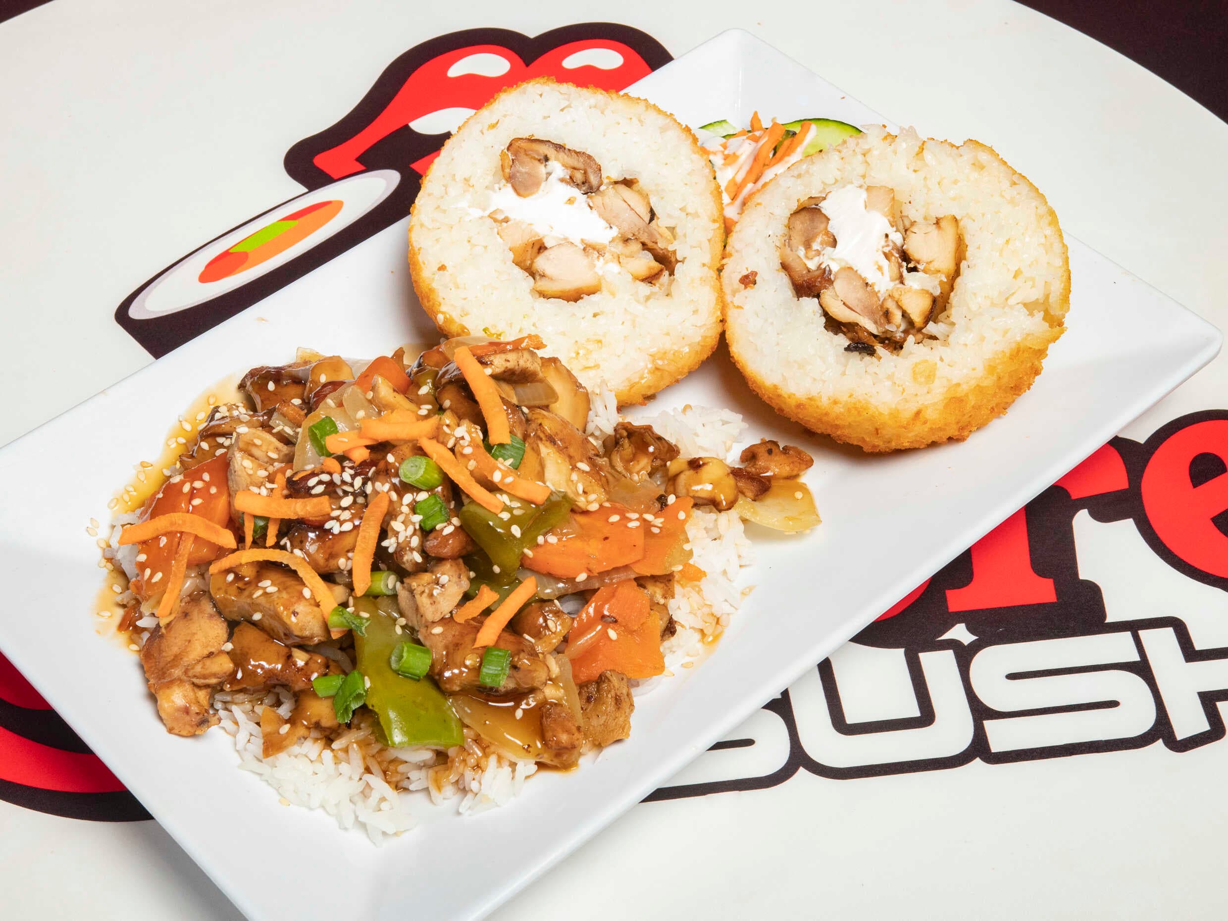 Combo Sushi Bola de Pollo + Teriyaki de Pollo
