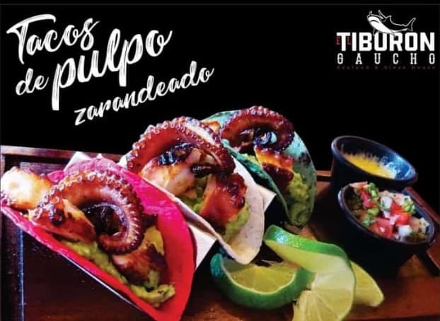 Tacos de Pulpo Zarandeado