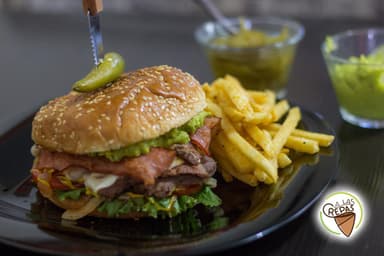 Hamburguesa de Arrachera Grande