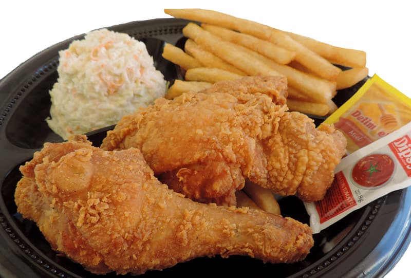 Combo Liviano (2 Presas, Ensalada y Papas)