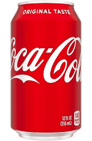Coca cola de lata
