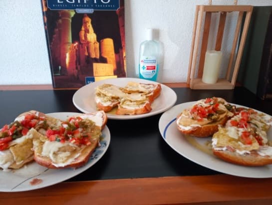 Molletes sencillos
