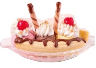 Helado Banana Split