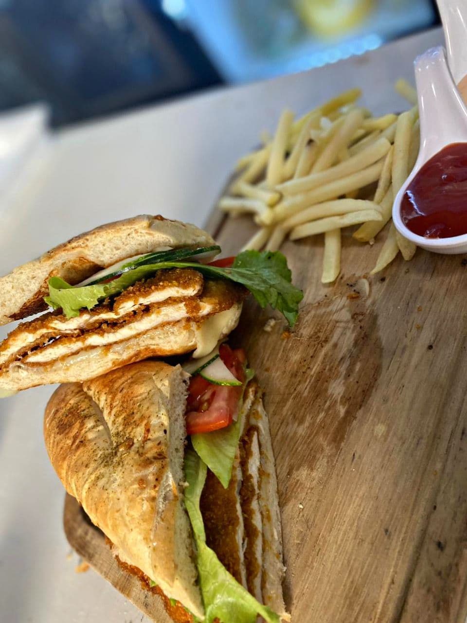 Panini Pollo Empanizado
