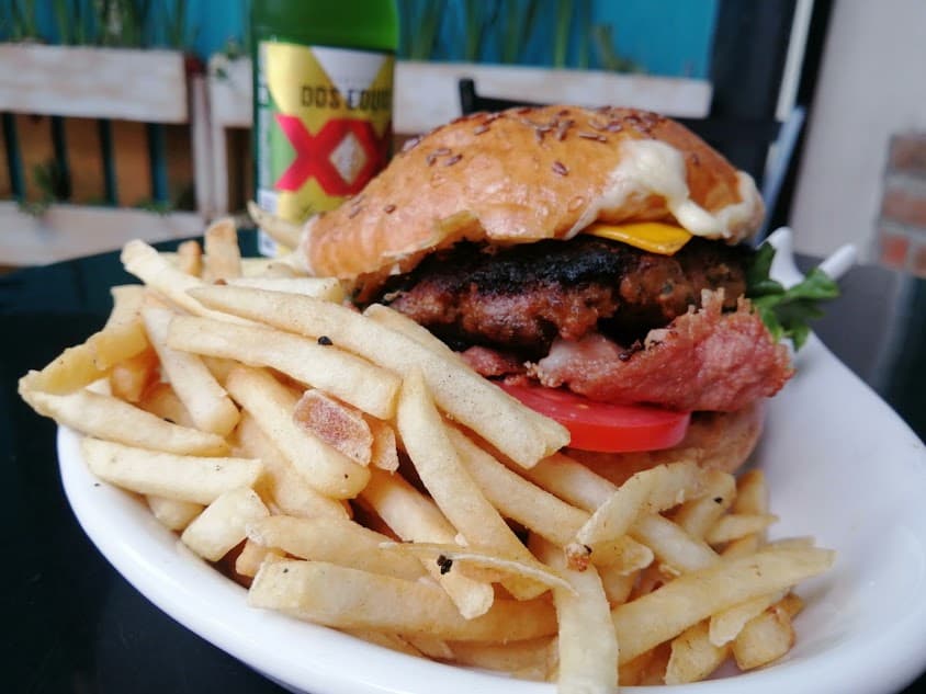 Hamburguesa Hawaiana