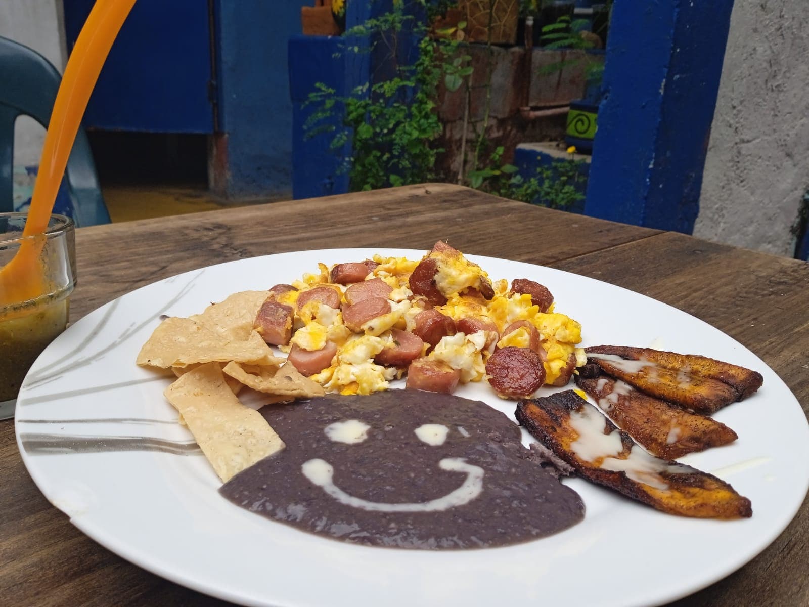 Huevos con Tocino