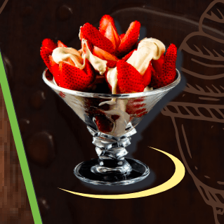 Fresas con Crema Pequeñas