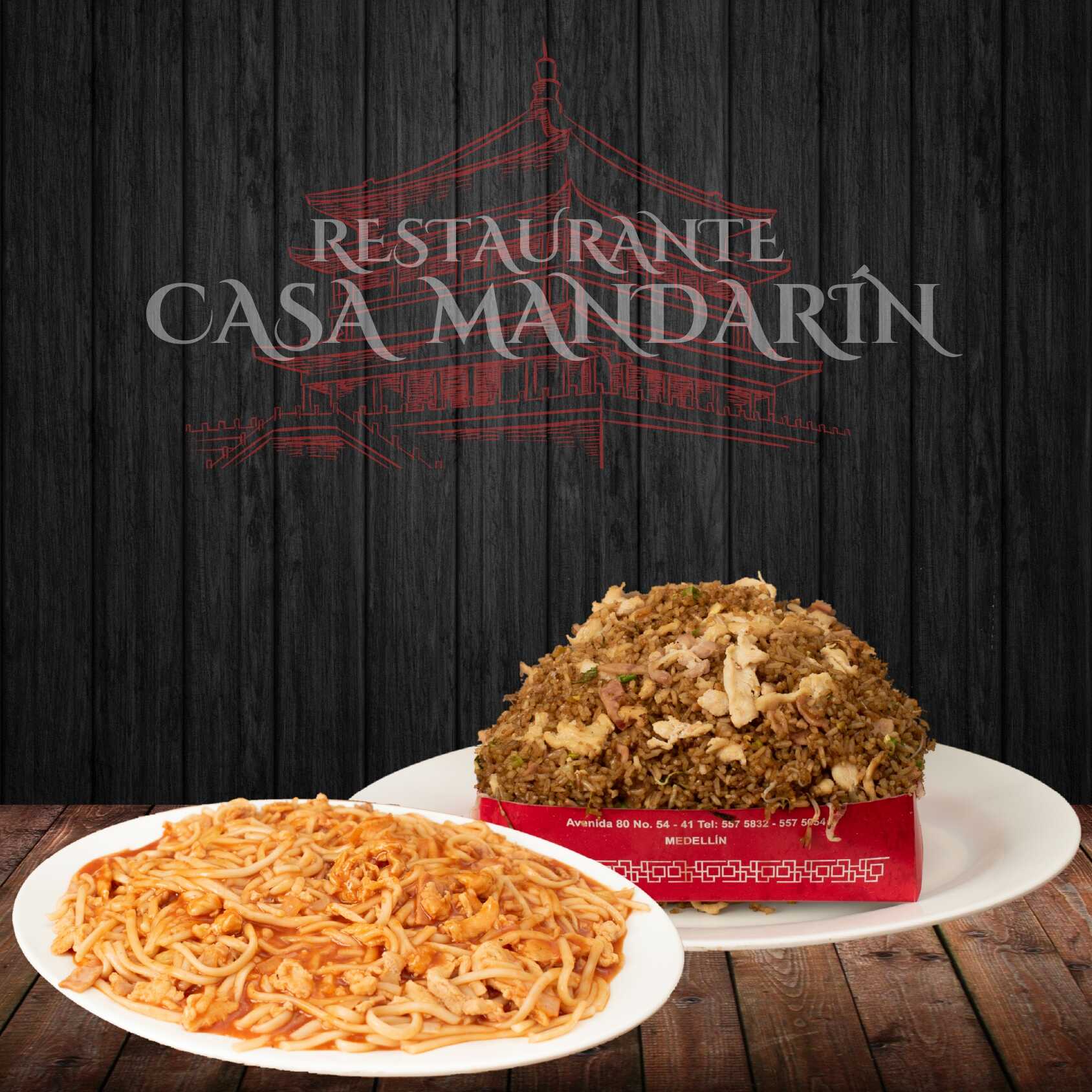 Combinado Arroz Chino y Spaguetti