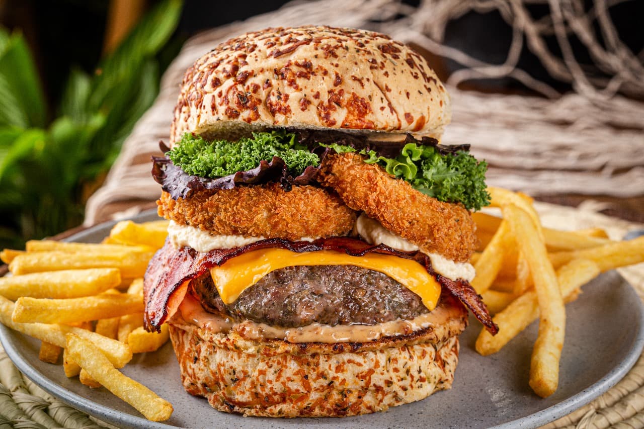 Hamburguesa Onion Chesse en Combo