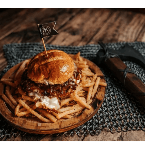 Hamburguesa King Ragnar Vikinga